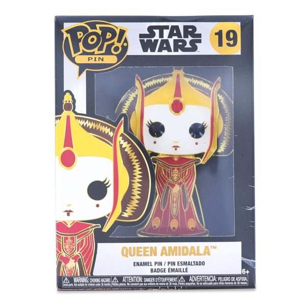 Star Wars 3 Inch Funko POP Pin | Queen Amidala For Discount
