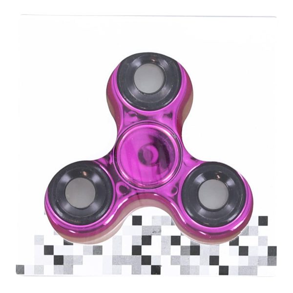Metallic Fidget Spinner | Pink For Cheap - Image 2