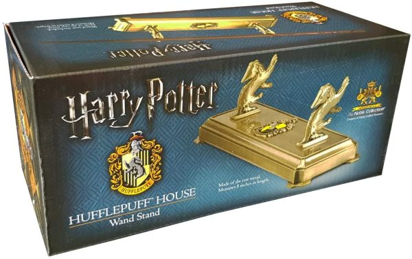 Harry Potter Diecast Metal Wand Replica Stand | House Hufflepuff Supply - Image 3