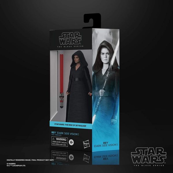 Star Wars Black Series 6 Inch Action Figure | Rey (Dark Side Vision) Online now - Image 3