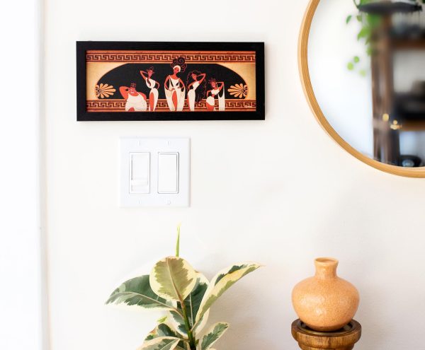 Disney Hercules  Muses Pose  Hanging Sign Gel Coat Framed Wall Art on Sale - Image 3