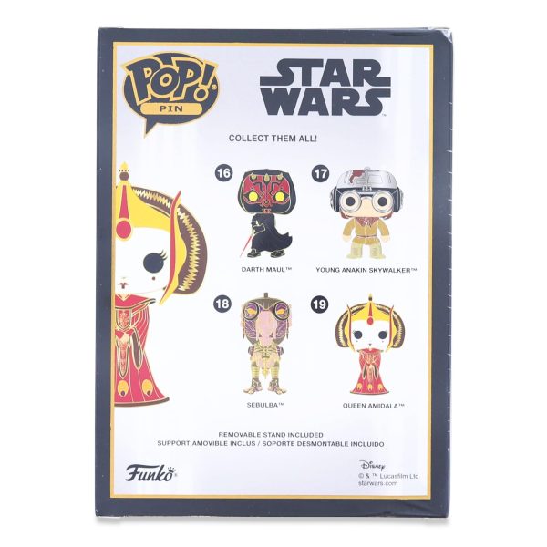 Star Wars 3 Inch Funko POP Pin | Queen Amidala For Discount - Image 2