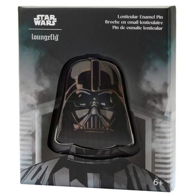 Star Wars Darth Vader 3 Inch Lenticular Enamel Pin Online now - Image 3