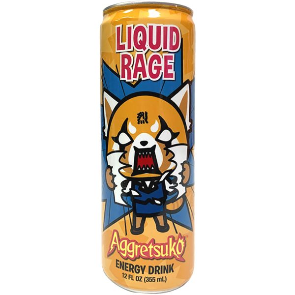 Sanrio Aggretsuko Liquid Rage 12oz Energy Drink | 1 Can For Sale