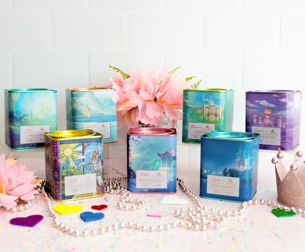Disney Princess Home Collection 10.5oz Tea Tin Candle Set of 6 Online now - Image 4