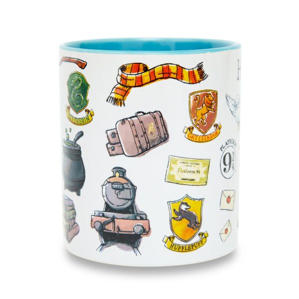 Harry Potter Hogwarts Icons Ceramic Mug | Holds 20 Ounces Supply - Image 2
