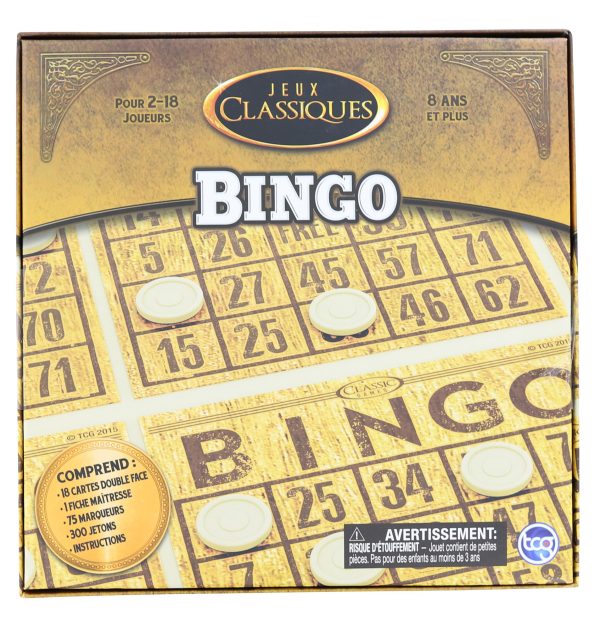 Classic Games Wood Bingo Set on Sale - Image 2