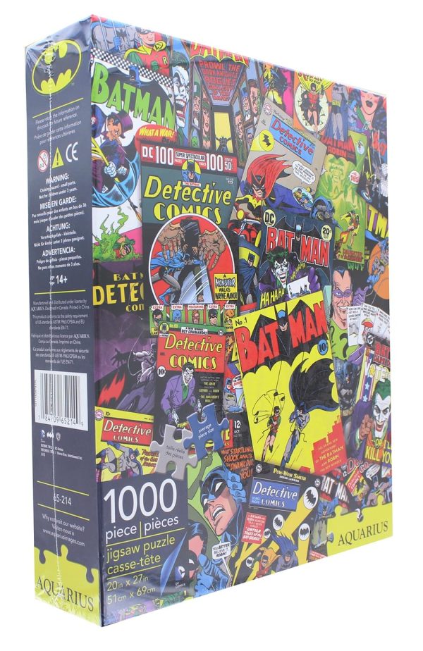 DC Comics Batman Comic Collage 1000 Piece Jigsaw Puzzle Hot on Sale - Image 3