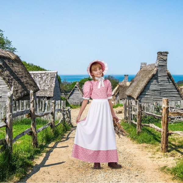 Early American Girl Child Costume Fashion - Image 3