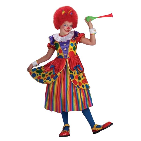 Circus Clown Princess Dress Costume Child Online Sale