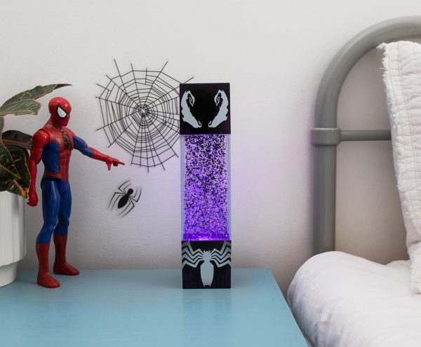 Marvel Spider-Man Venom Glitter Motion Lamp | 13 Inches Tall Discount - Image 5