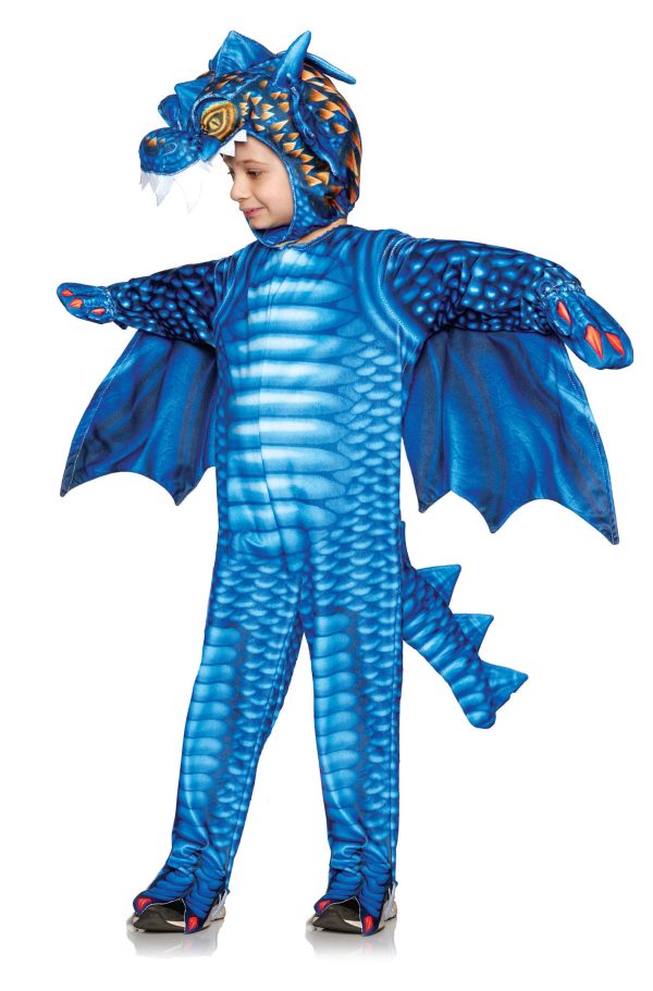Blue Dragon Printed Children s Costume For Discount