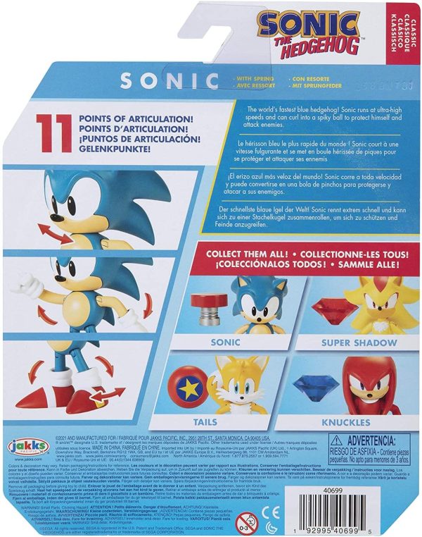 Sonic the Hedgehog 4 Inch Figure | Classic Sonic Online - Image 5