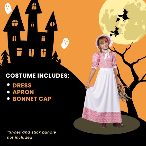 Early American Girl Child Costume Fashion - Image 4