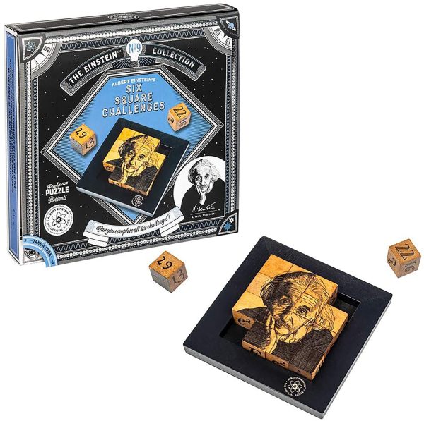 Einsteins Six Square Challenges 3D Brain Teaser Puzzle For Sale