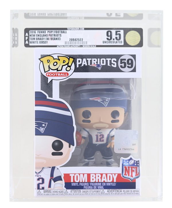 New England Patriots NFL 2016 Funko POP Vinyl Figure | Tom Brady Graded AFA 9.5 Discount