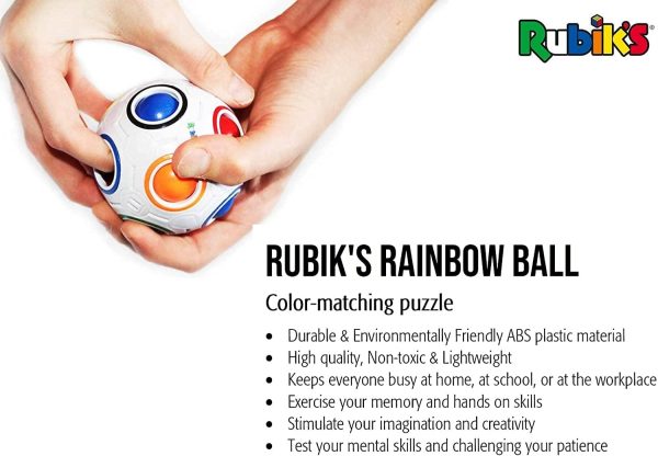 Rubiks 3 Piece Gift Set | Rainbow Ball | 2x Magic Stars For Discount - Image 3