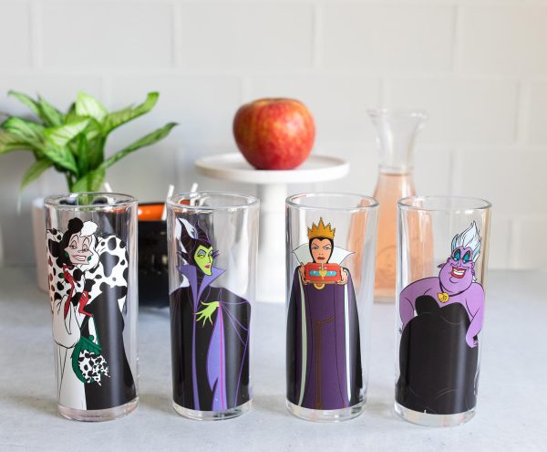 Disney Villains 10-Ounce Tumbler Glasses | Set of 4 Online - Image 2