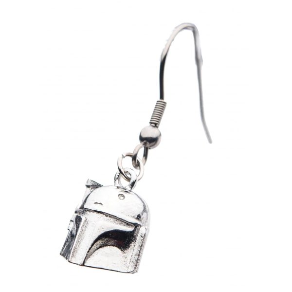 Star Wars Book of Boba Fett Helmet Dangle Earrings Fashion