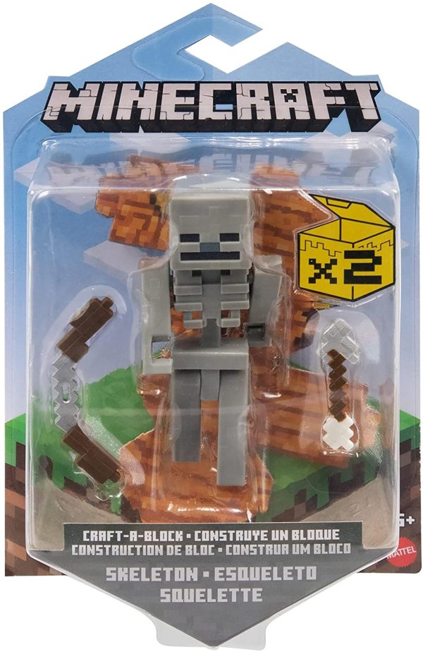 Minecraft 3.5 Inch Core Figure Assortment | Skeleton on Sale - Image 3