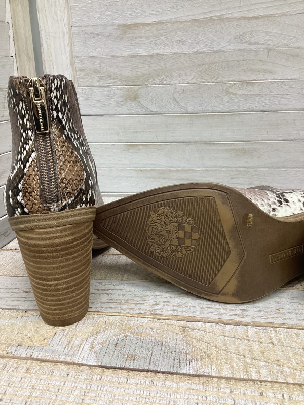 Boots Ankle Heels By Vince Camuto In Snakeskin Print, Size: 7.5 Cheap - Image 4