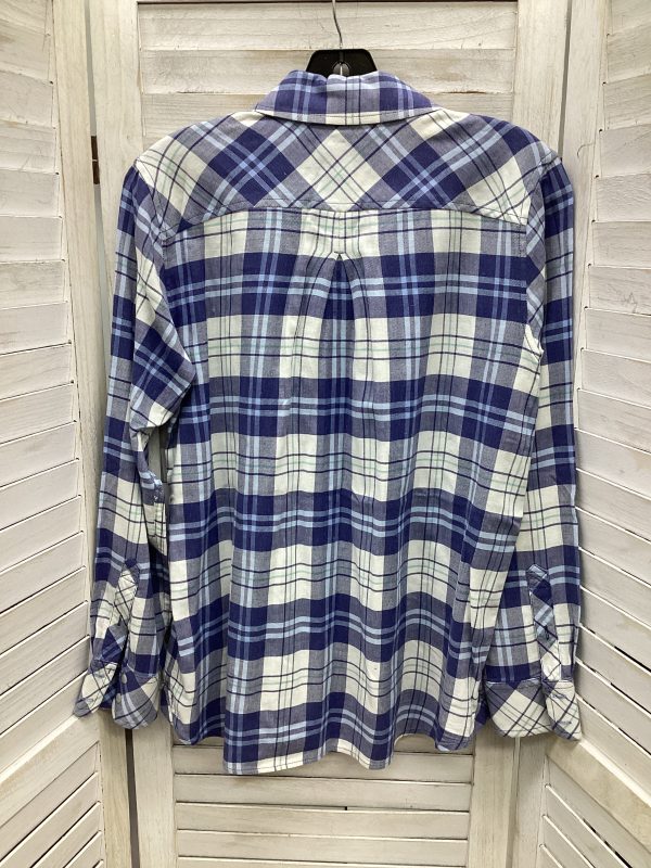 Top Long Sleeve By Vineyard Vines In Plaid Pattern, Size: 0 Online now - Image 2
