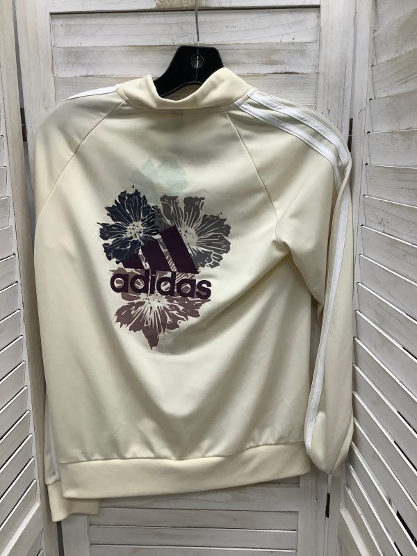 Athletic Jacket By Adidas In Ivory, Size: S For Cheap - Image 2