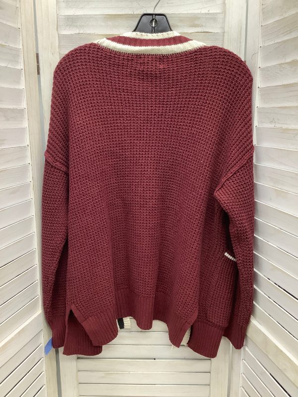 Cardigan By Universal Thread In Red, Size: S Cheap - Image 2