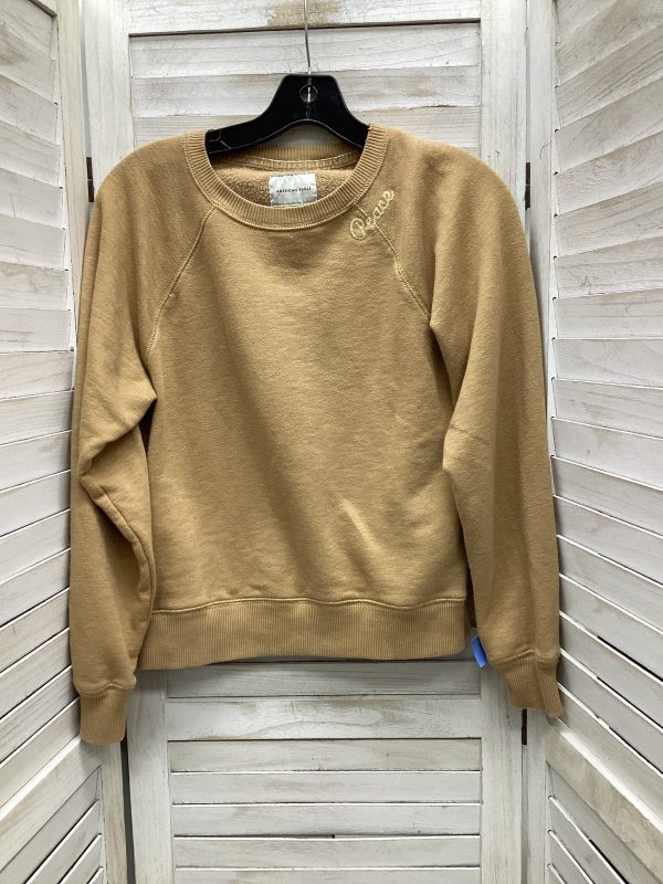 Top Long Sleeve By American Eagle In Tan, Size: Xs Online now