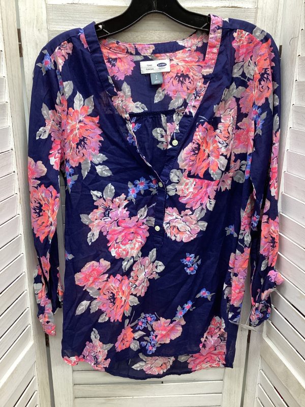 Top Long Sleeve By Old Navy In Floral Print, Size: S Supply