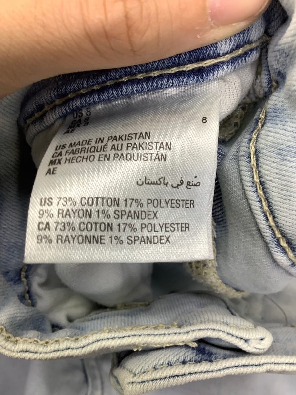 Jeans Skinny By Inc In Blue, Size: 8 Discount - Image 3