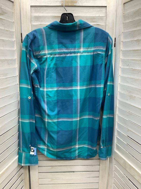 Top Long Sleeve By Clothes Mentor In Plaid Pattern, Size: S Online - Image 2