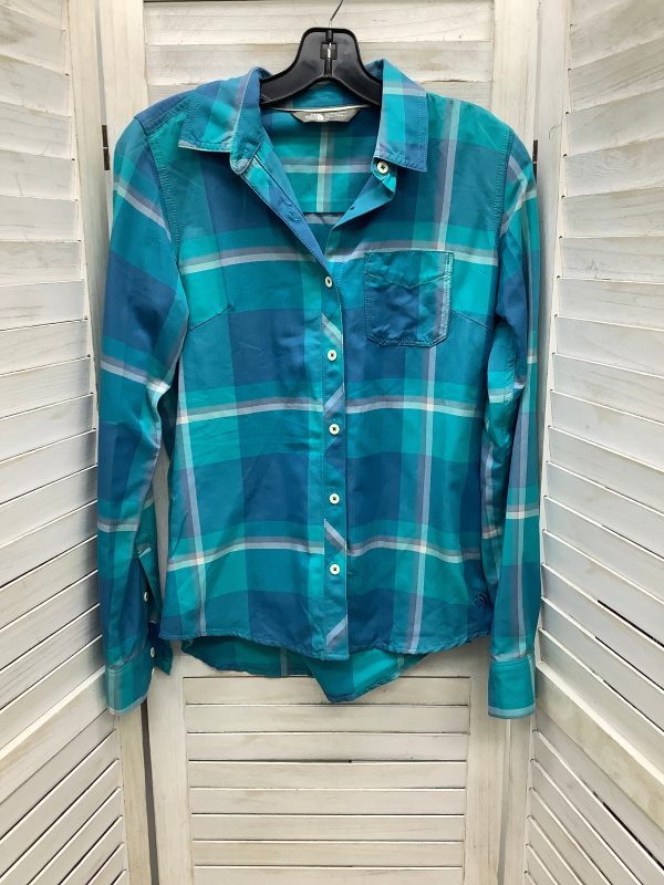 Top Long Sleeve By Clothes Mentor In Plaid Pattern, Size: S Online