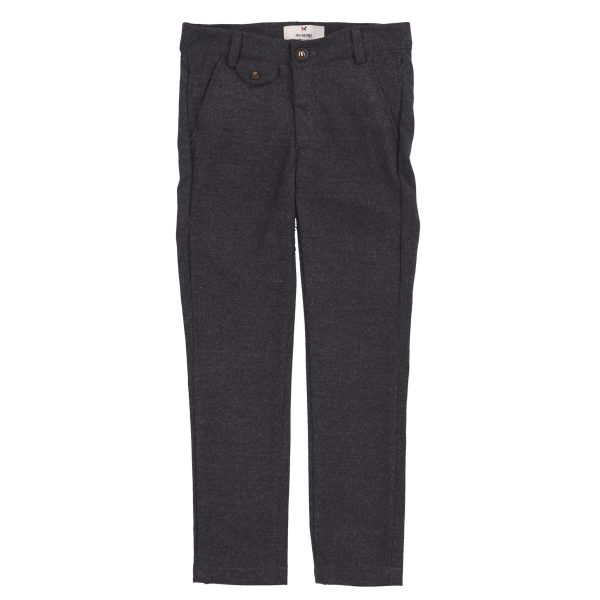 Melange Wool Pants Online - Image 4